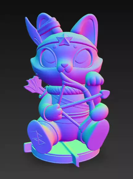 Cassy Cat Zodiac Series Case - Sagittarius 3D print model_1