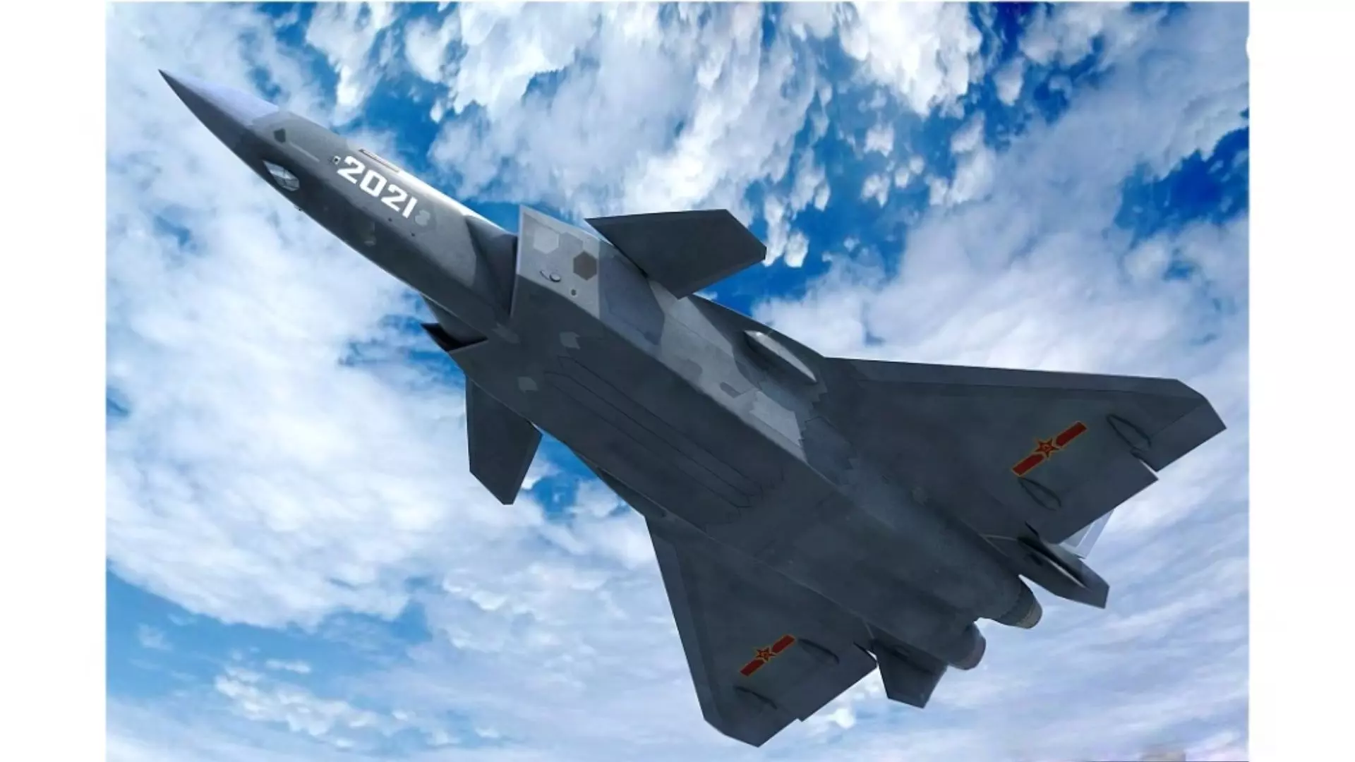 Stealth fighter jet Low-poly 3D model_0