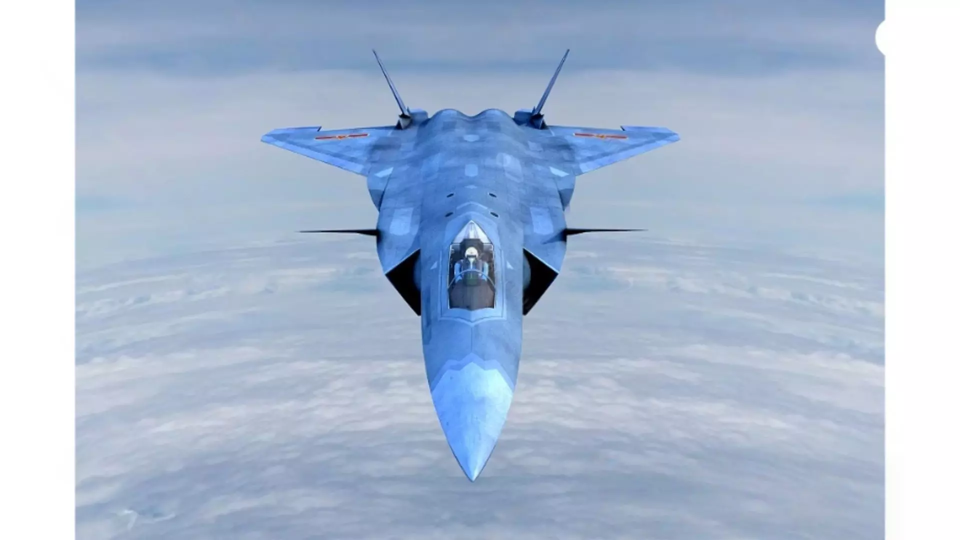 Stealth fighter jet Low-poly 3D model_2