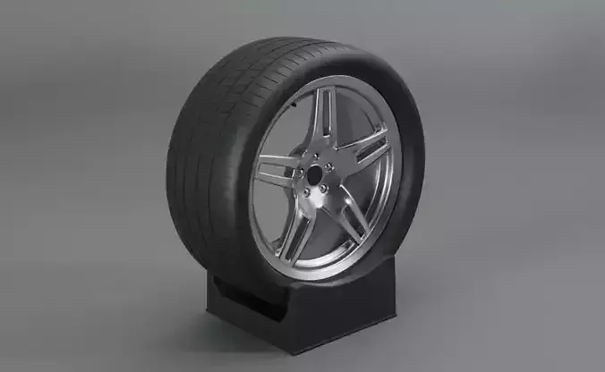 Realistic Car Wheel
