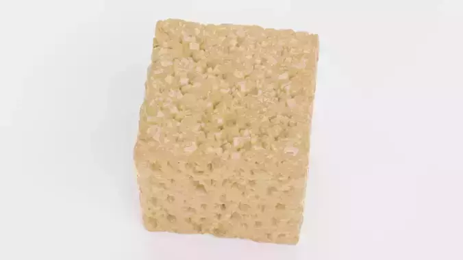 Sugar Cube V3 - Realistic Brown Raw Cane Sweetener 3D model 6