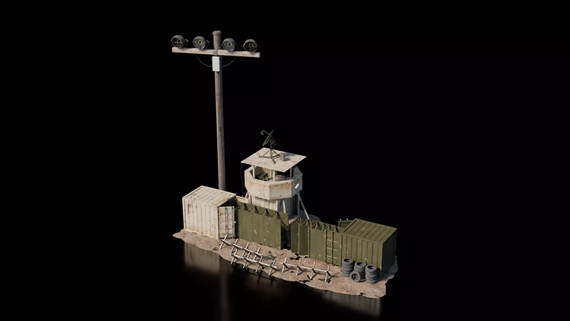 Warzone - Mobile Wall 3D model_0