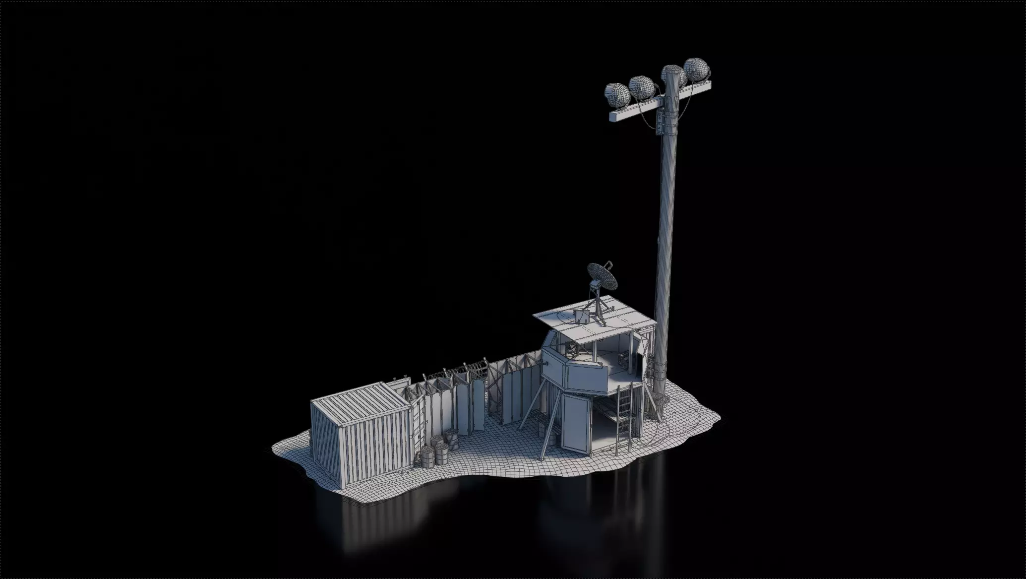 Warzone - Mobile Wall 3D model_7