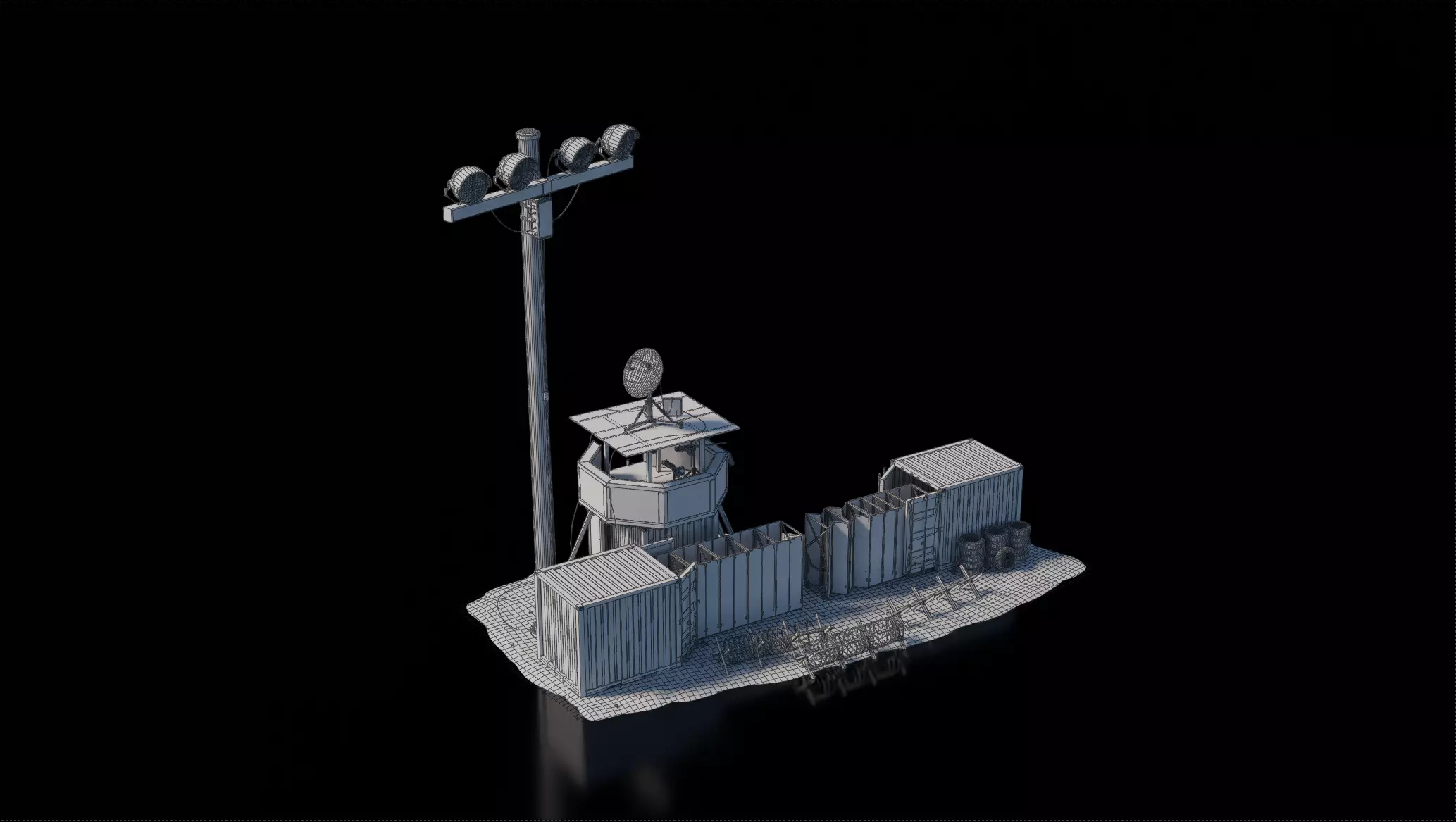 Warzone - Mobile Wall 3D model_5