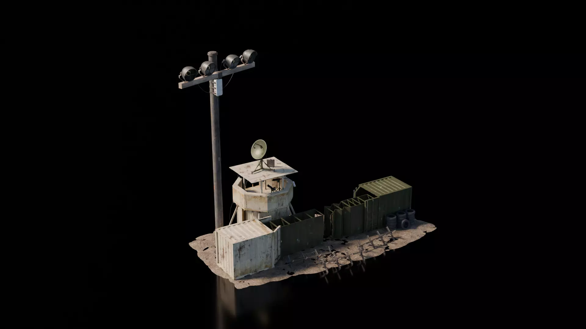 Warzone - Mobile Wall 3D model_1