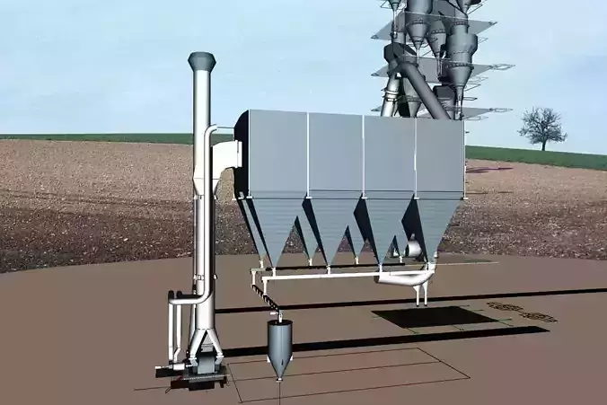 Cement Kiln-Bypass Cyclone reather