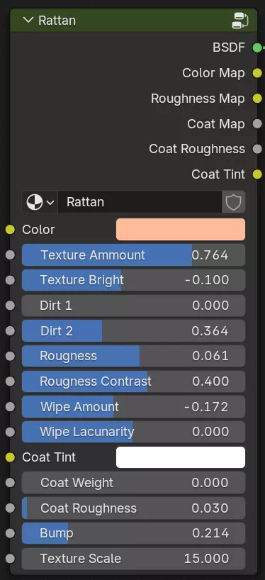 CB2 Remo Rattan Lounge Chair 3D model_13