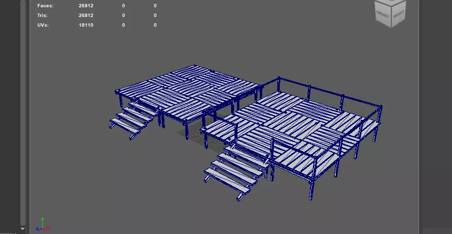 Low Poly Pirate 3D model_16