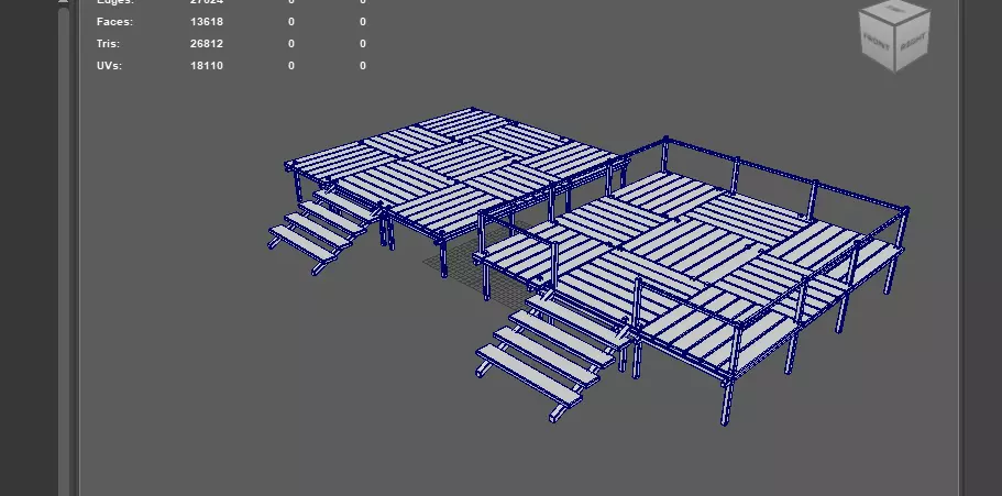 Low Poly Pirate 3D model_15