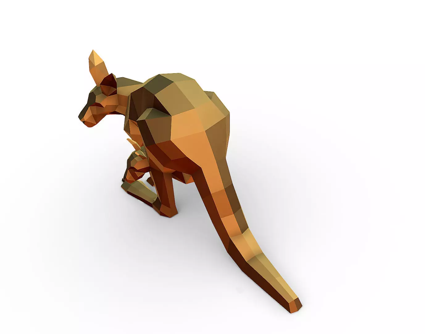 Wallaby 2 3D print model_2