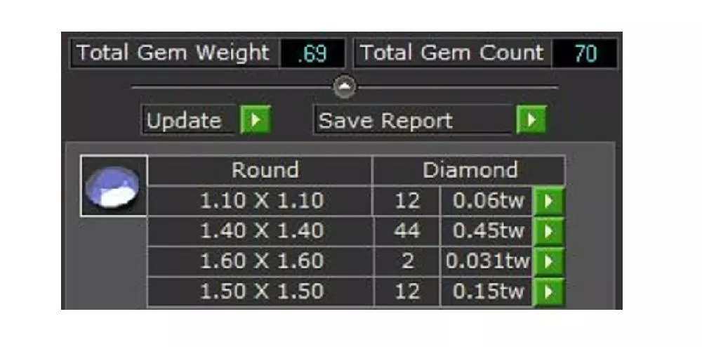 Diamond Earring 3D print model_3