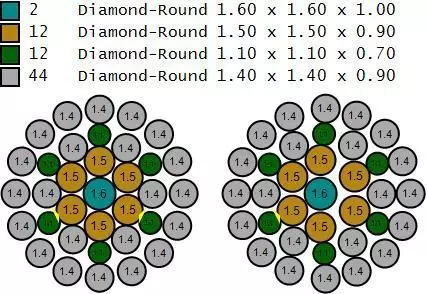 Diamond Earring 3D print model_4