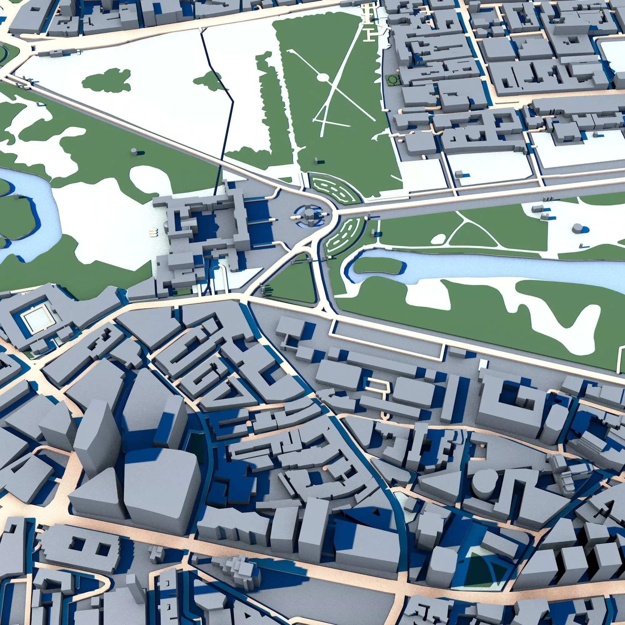 Queen Victoria Memorial Buckingham Palace Monument 3D model