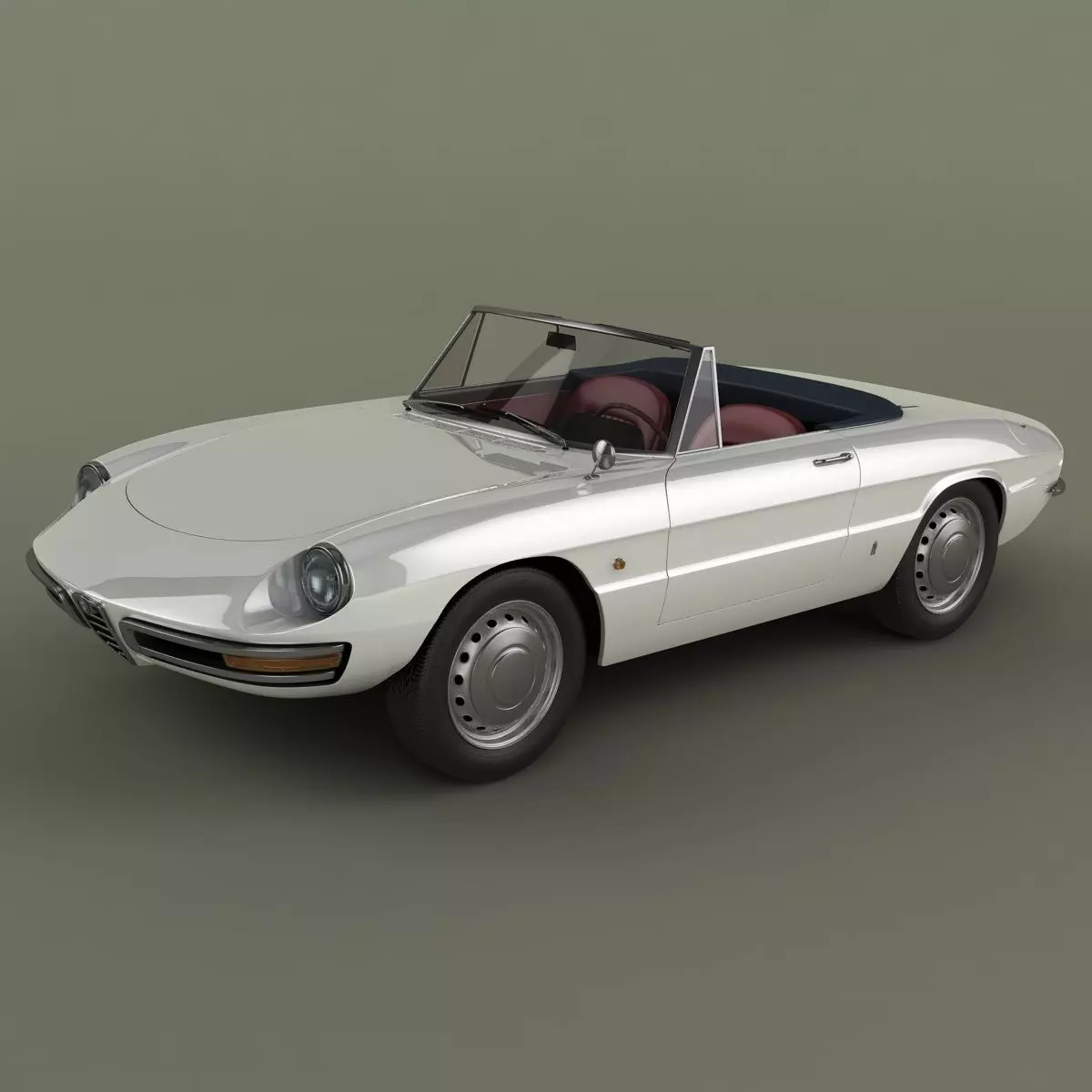 Alfa Romeo Duetto Spider 3D model_0