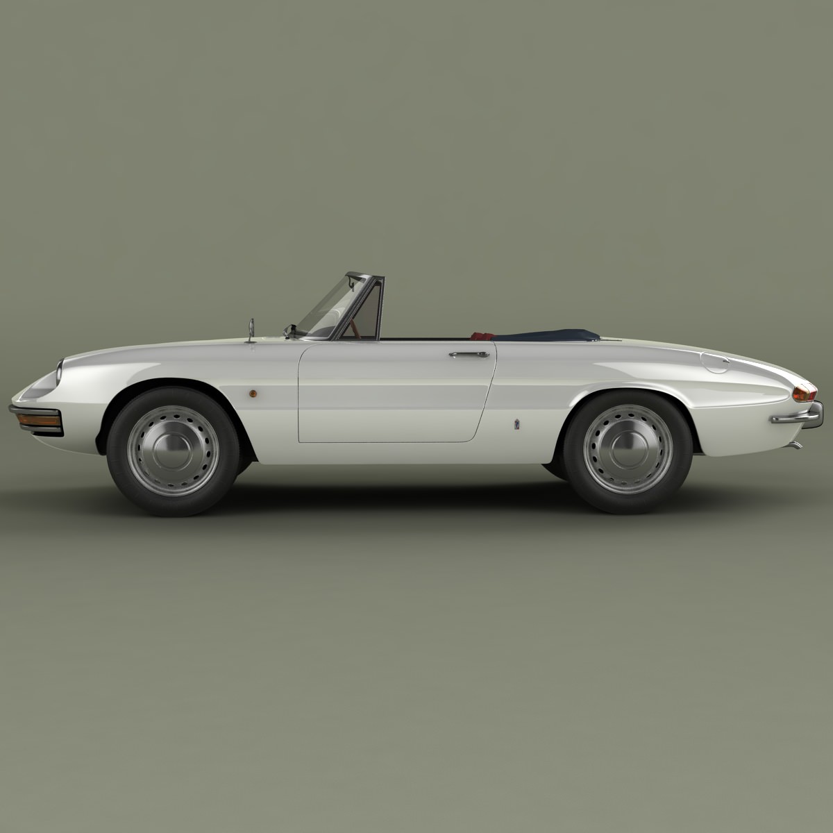 Alfa Romeo Duetto Spider 3D model_1