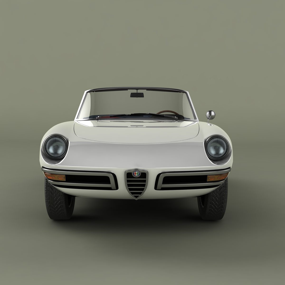 Alfa Romeo Duetto Spider 3D model_3