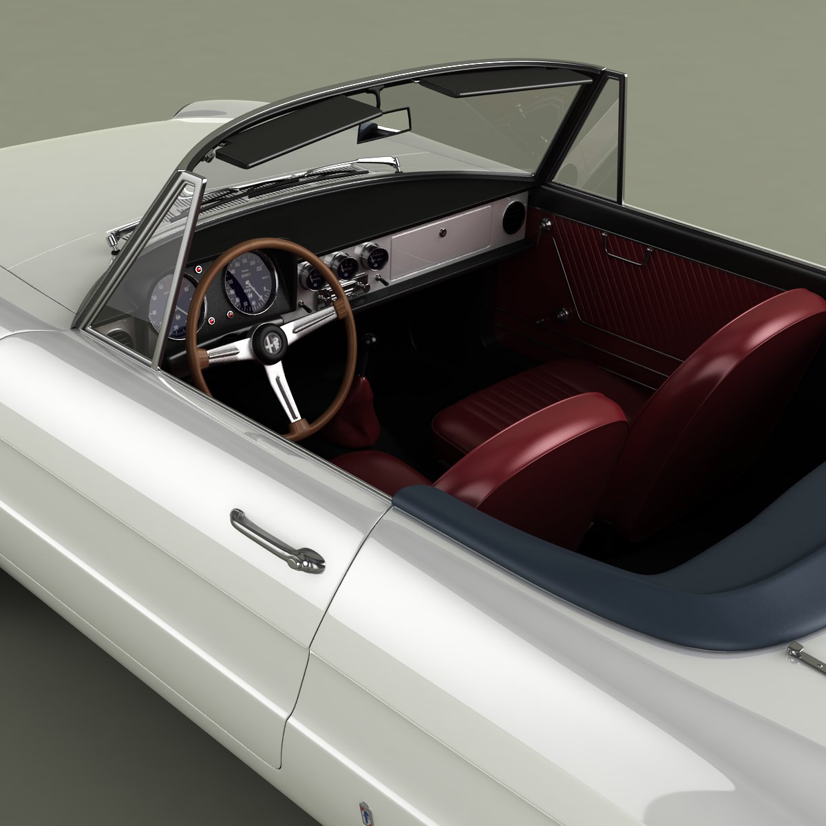 Alfa Romeo Duetto Spider 3D model_11