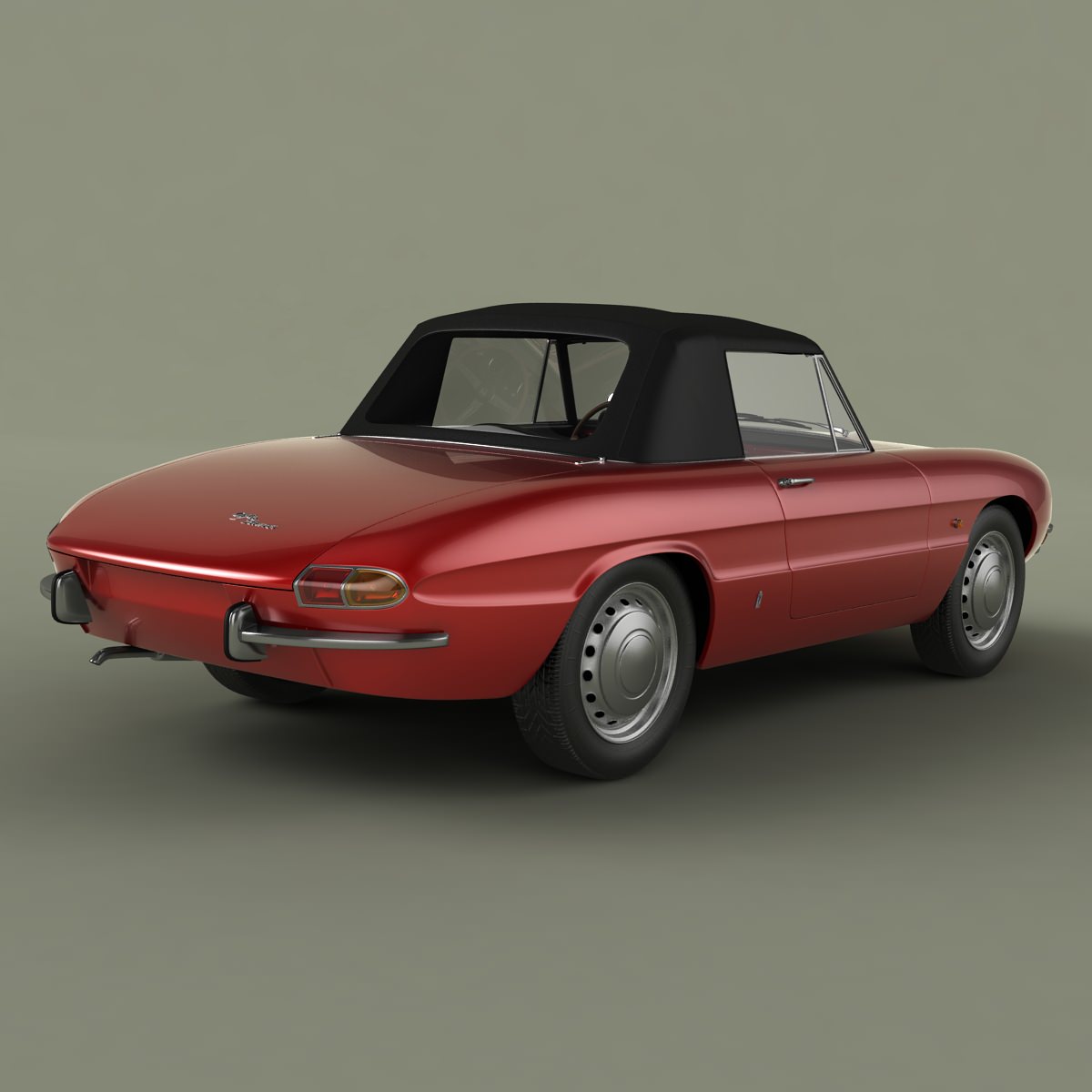 Alfa Romeo Duetto Spider 3D model_19