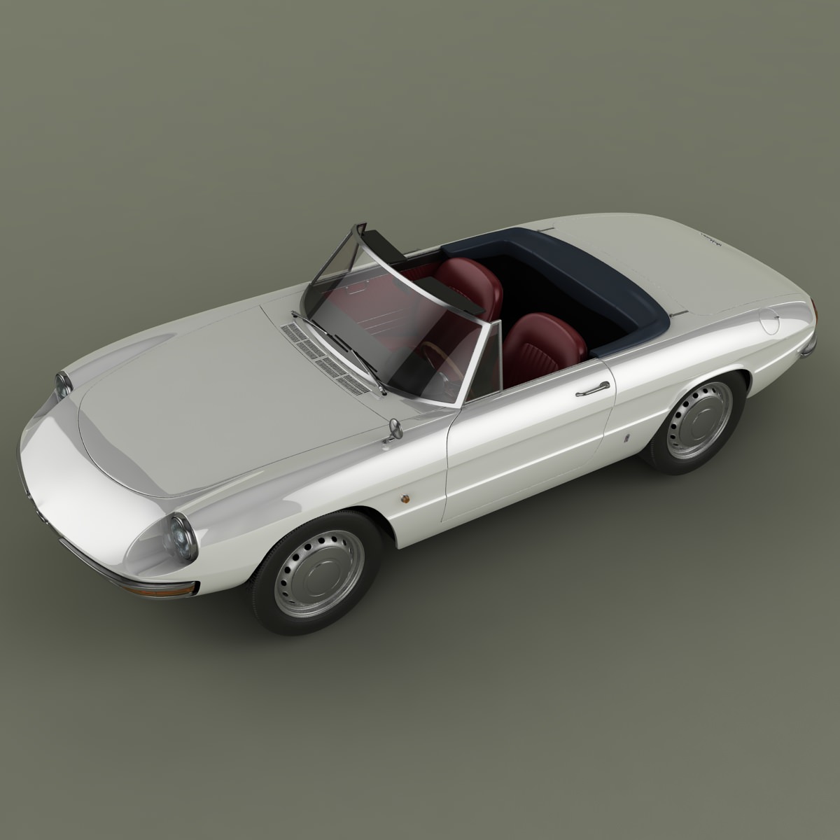 Alfa Romeo Duetto Spider 3D model_5