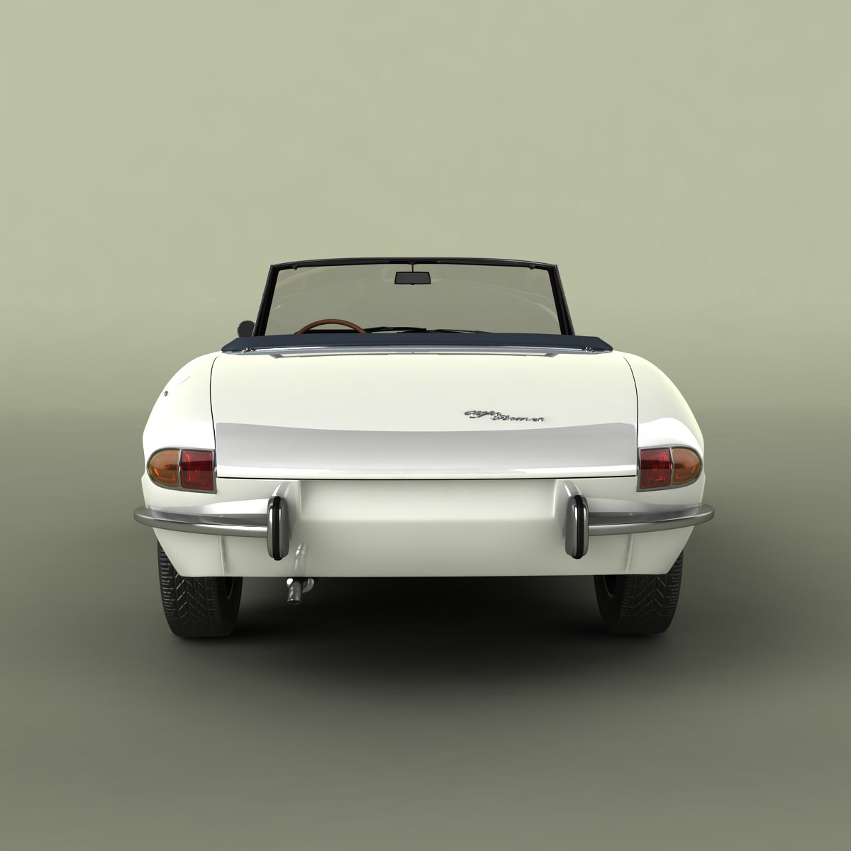 Alfa Romeo Duetto Spider 3D model_4