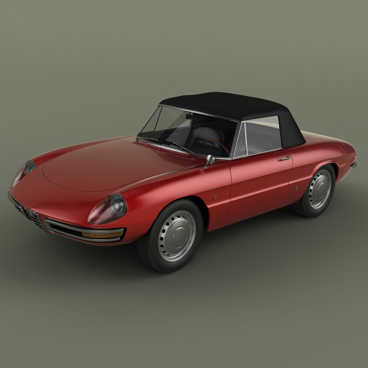 Alfa Romeo Duetto Spider 3D model_17