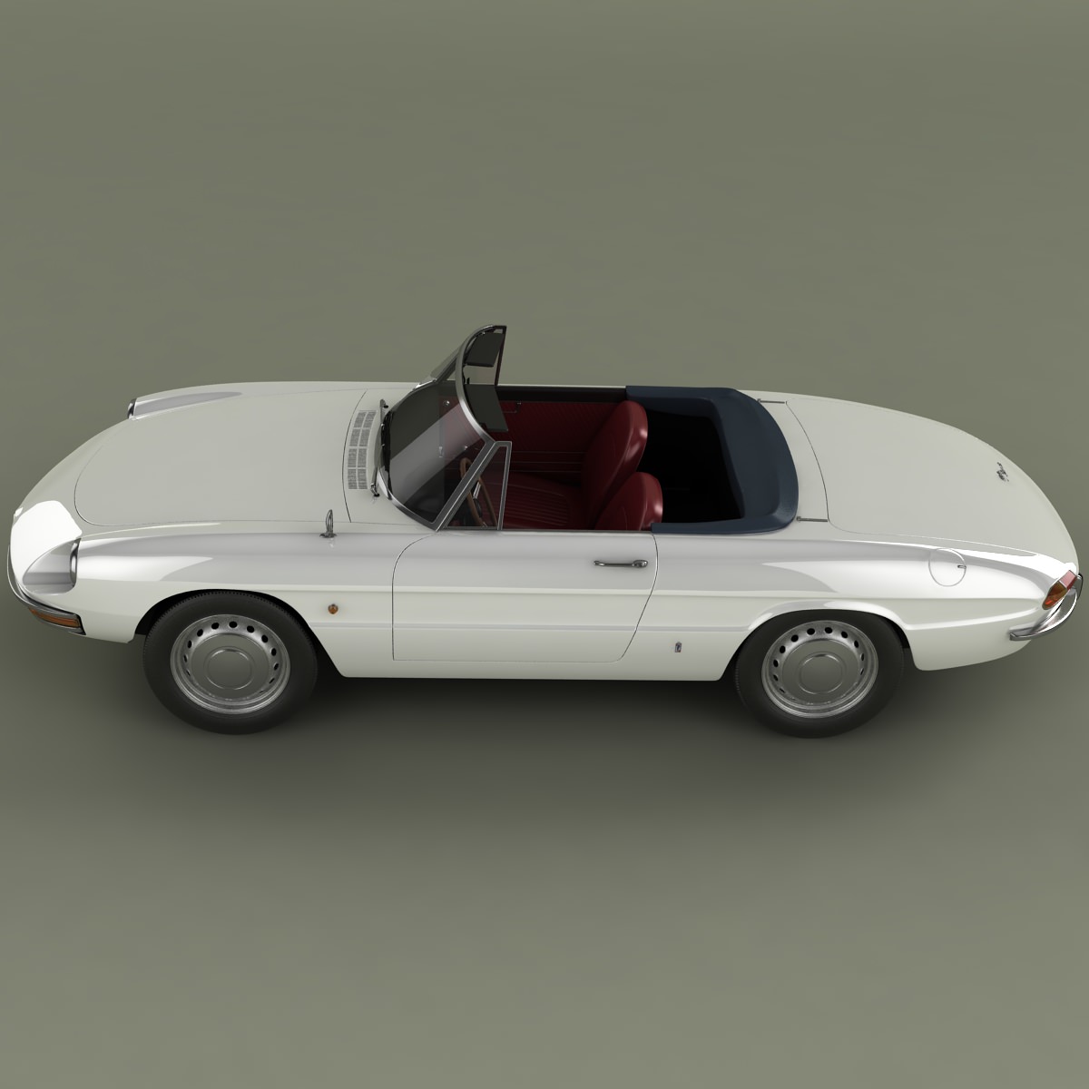 Alfa Romeo Duetto Spider 3D model_6