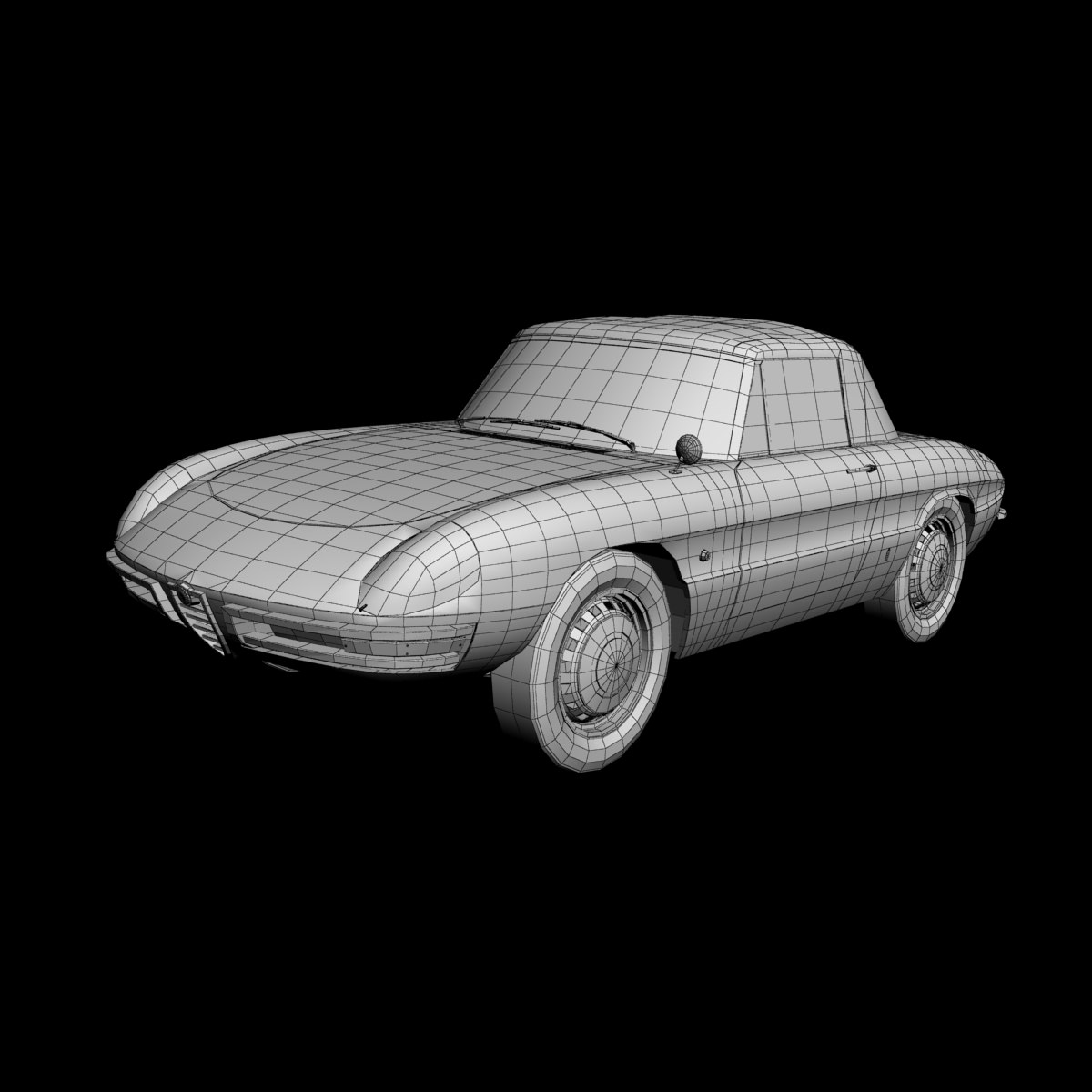 Alfa Romeo Duetto Spider 3D model_26