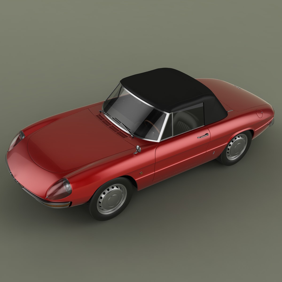 Alfa Romeo Duetto Spider 3D model_22