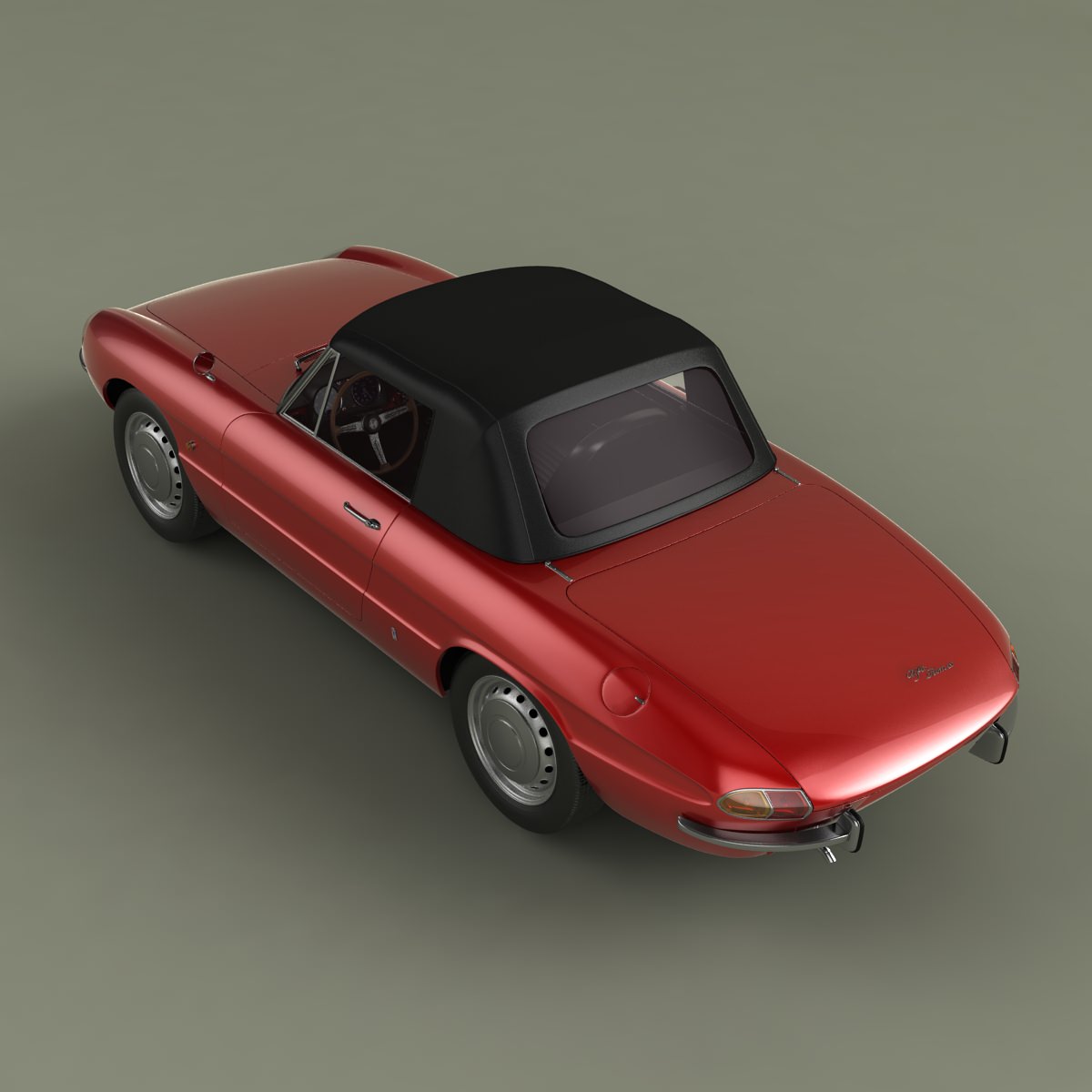 Alfa Romeo Duetto Spider 3D model_23