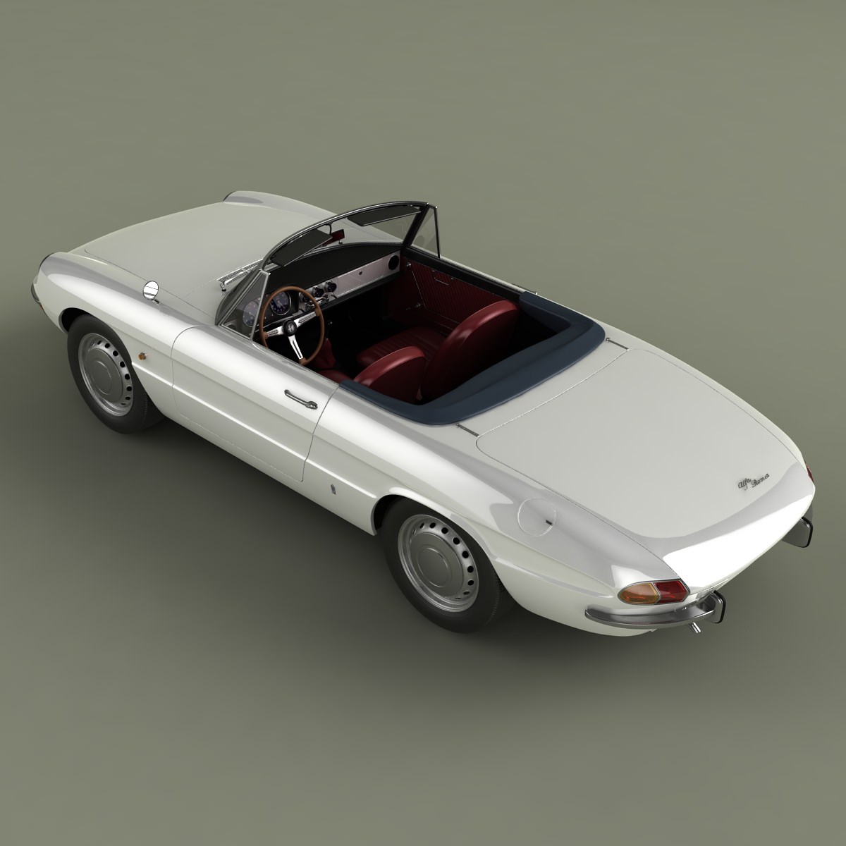 Alfa Romeo Duetto Spider 3D model_7