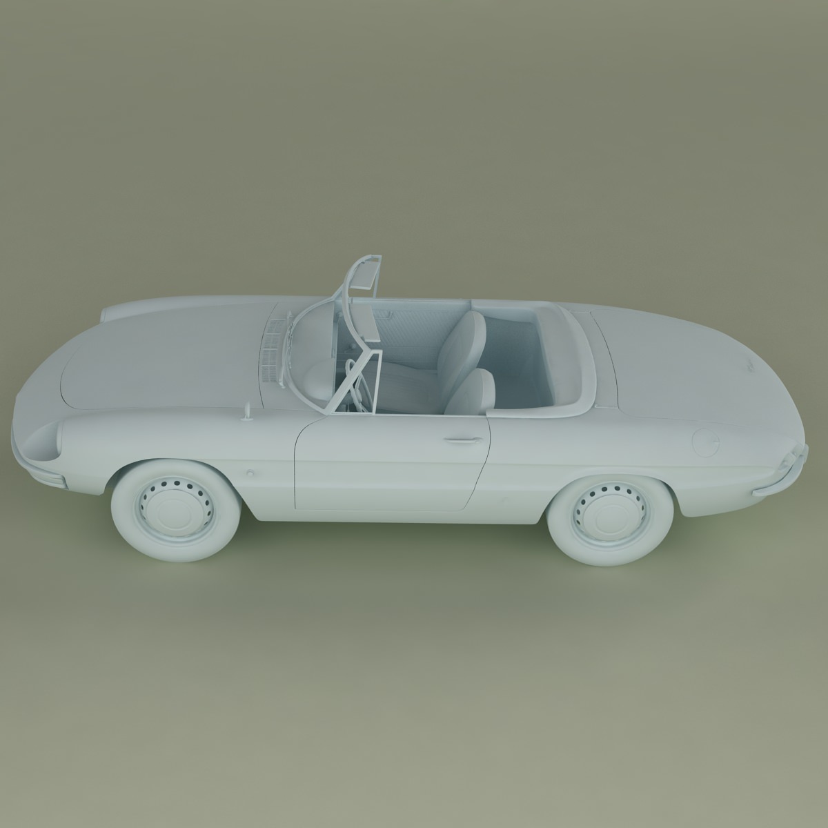 Alfa Romeo Duetto Spider 3D model_10