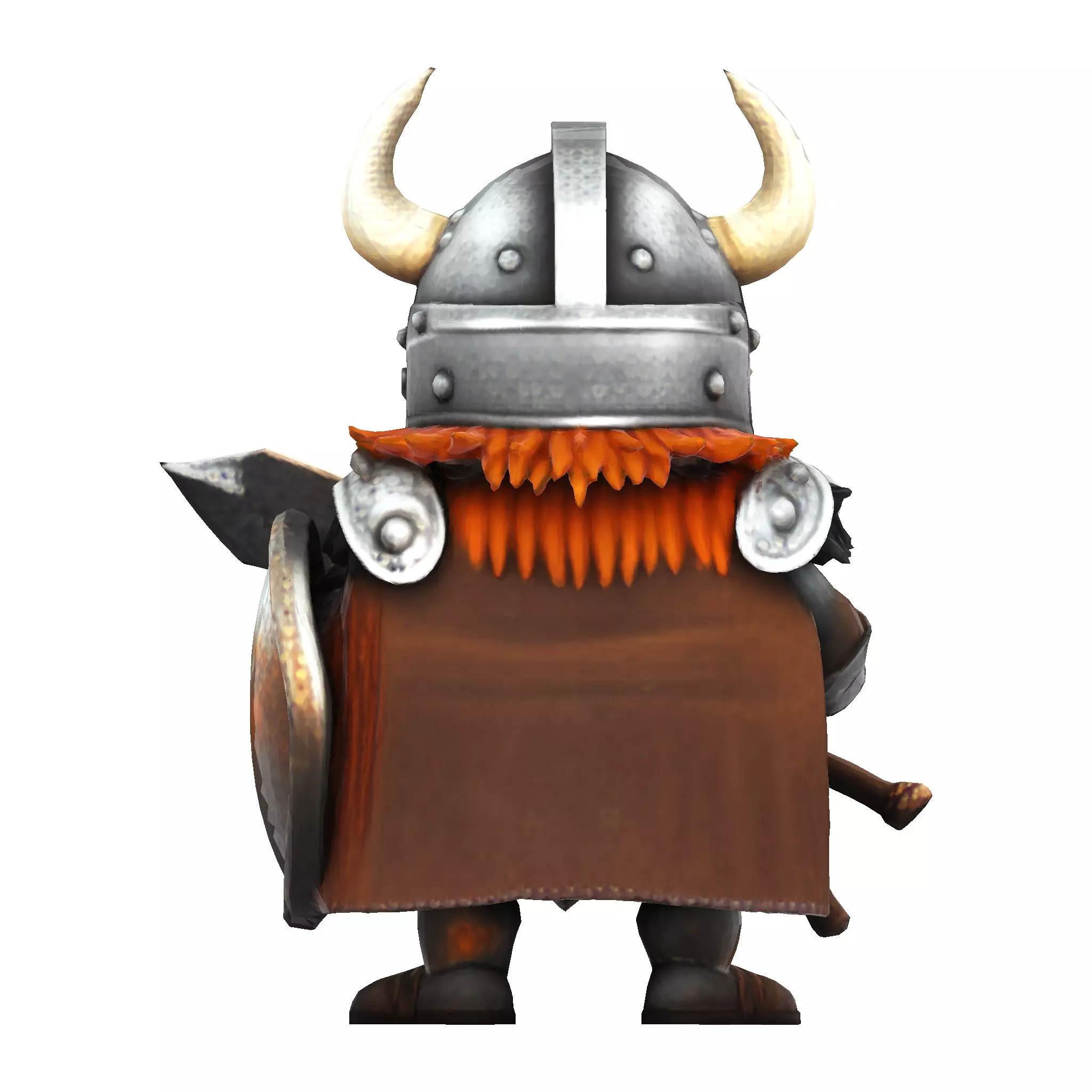 Mighty Chibi Warrior 3D Model with Greatsword 3D print model_19