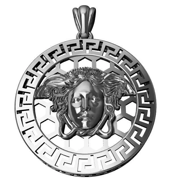 pingente versati rosto 3D print model