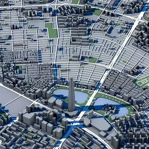 Lotte World Tower 3D Model Seoul Skyscraper