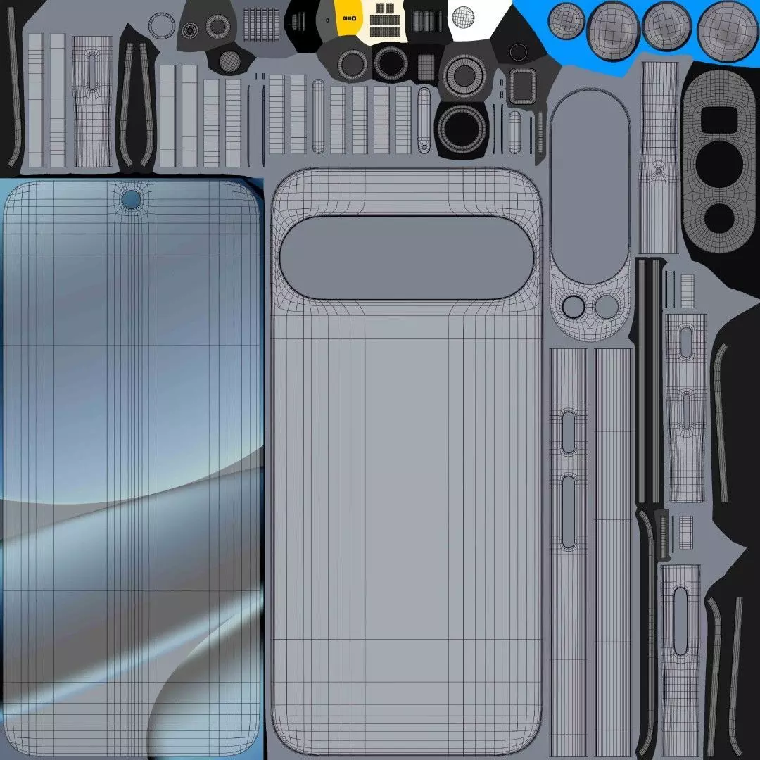 Google Pixel 10 Series 3D Model Collection_45