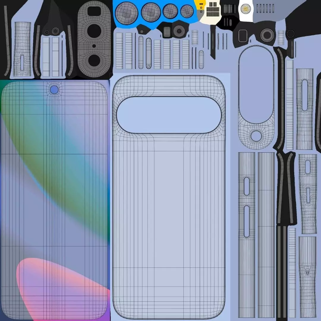 Google Pixel 10 Series 3D Model Collection_11