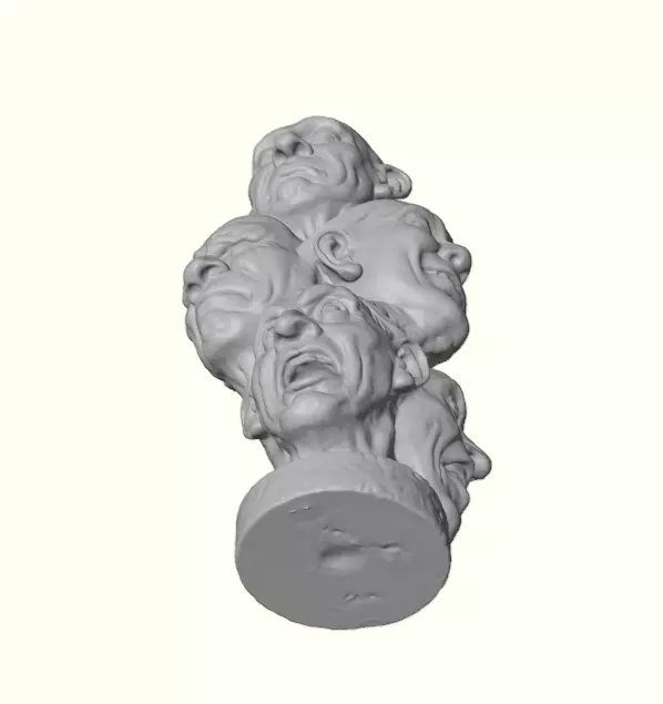 Five Faces of the Mind 3D print model_16
