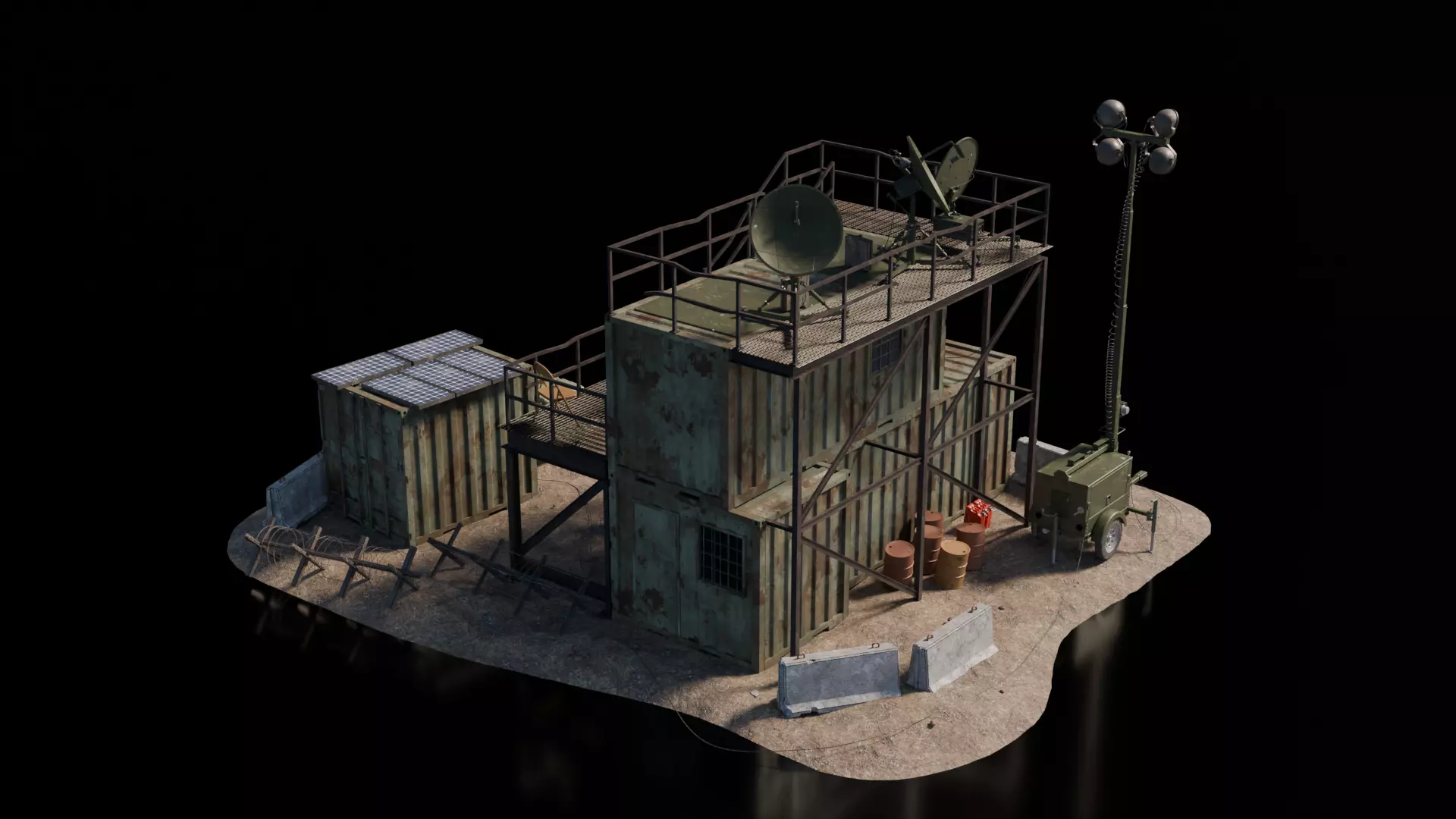 Warzone - Outskirt Comms 3D model_2