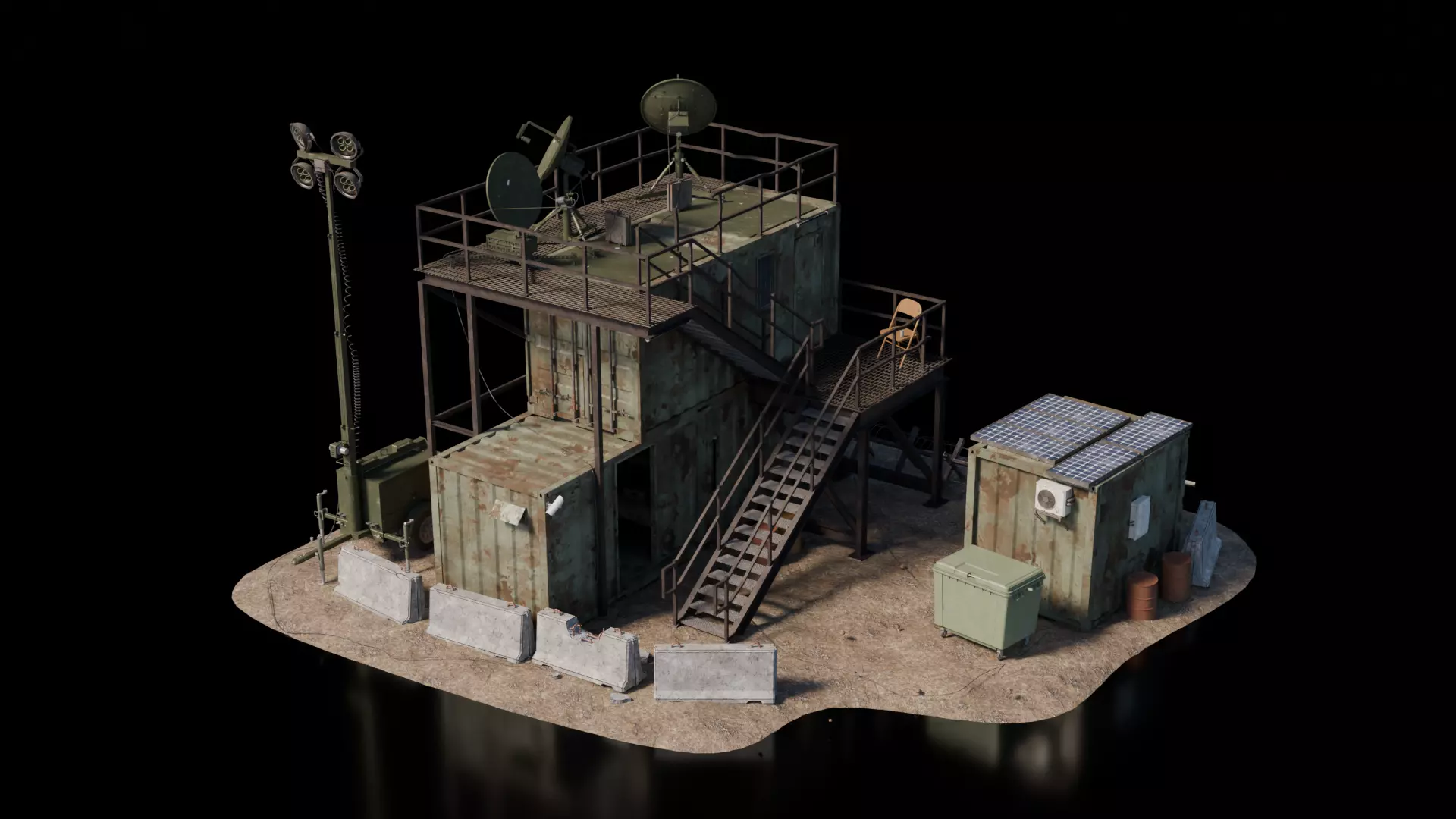 Warzone - Outskirt Comms 3D model_0