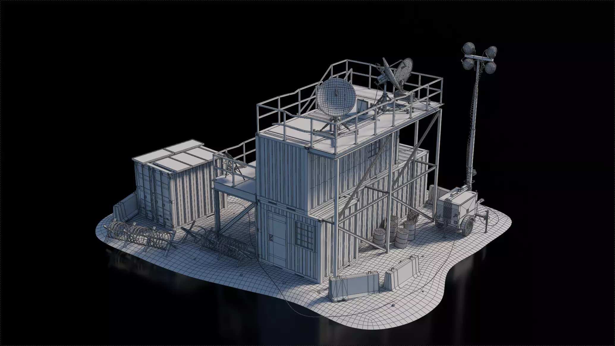 Warzone - Outskirt Comms 3D model_6