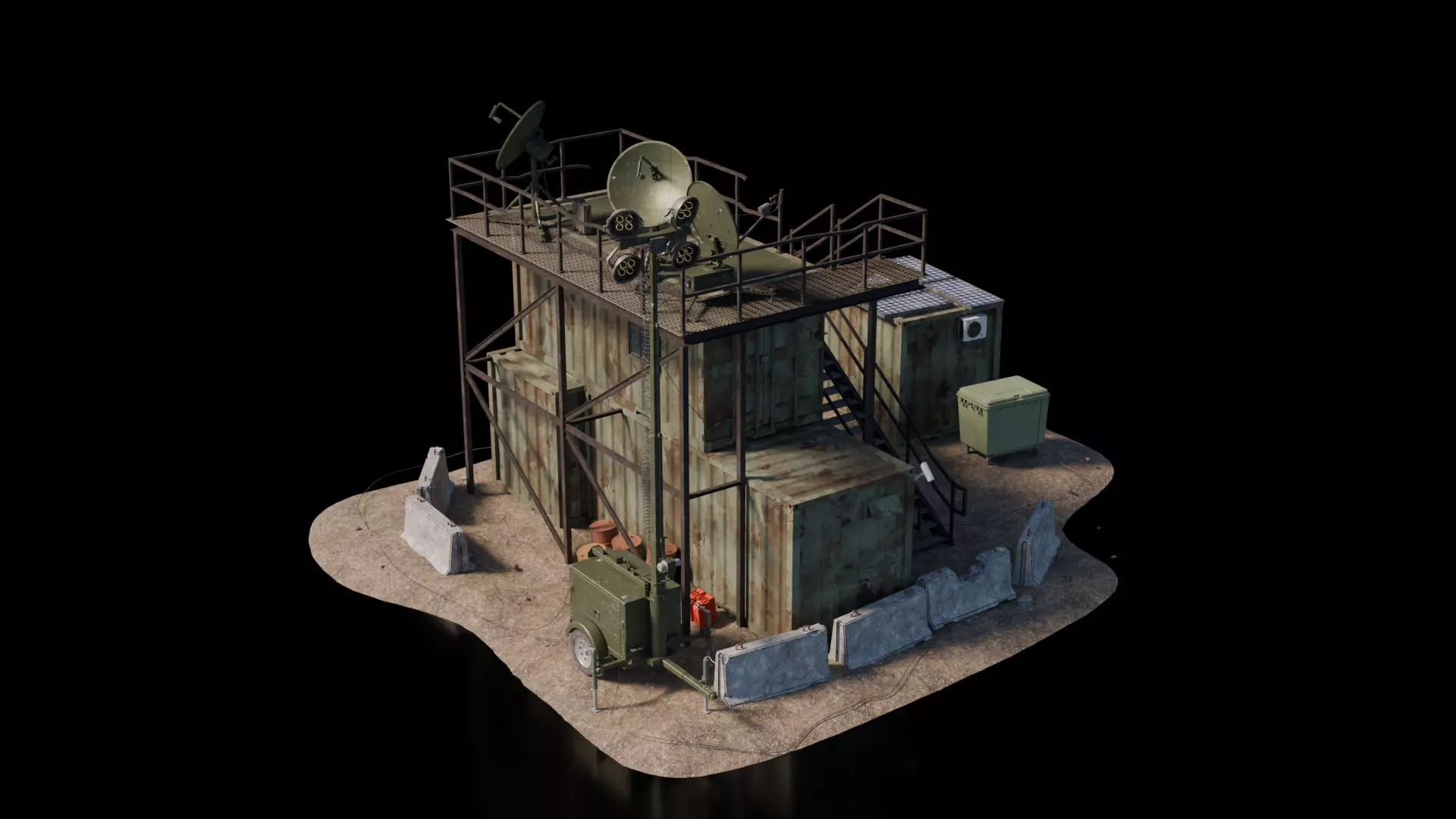 Warzone - Outskirt Comms 3D model_1