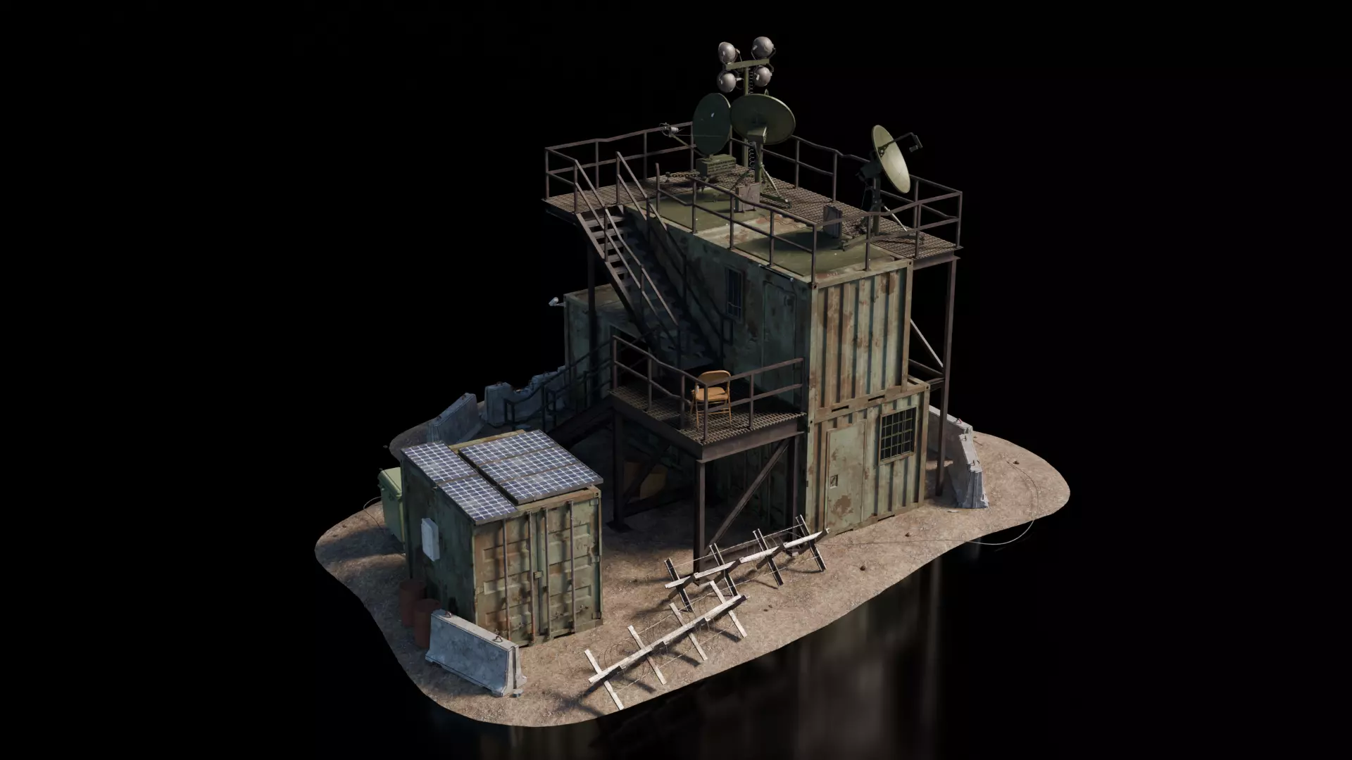 Warzone - Outskirt Comms 3D model_3