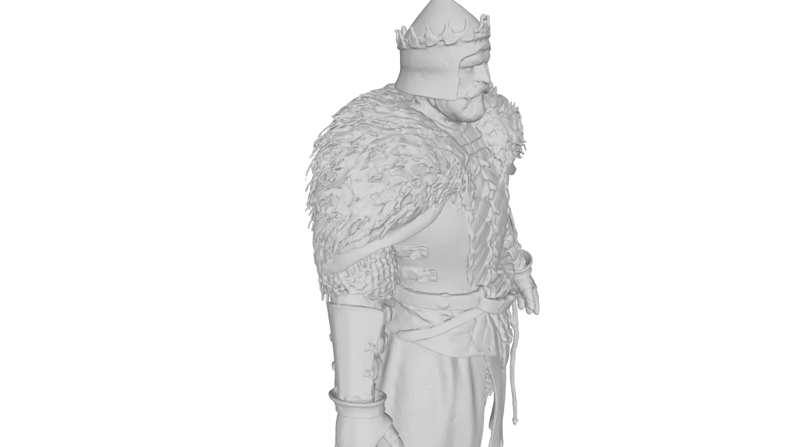 Medieval King Character Realistic 3D Model 3D model_21