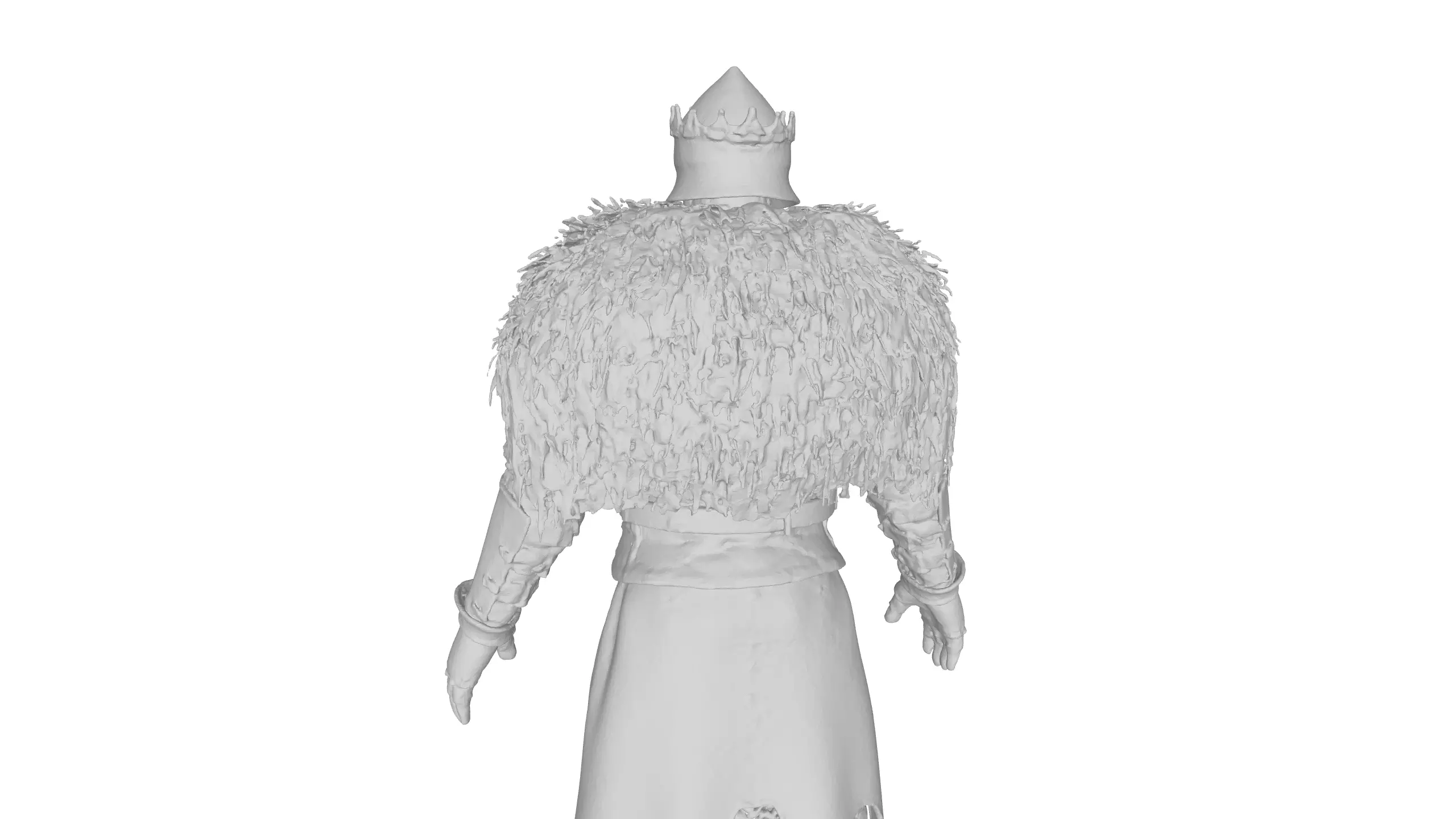 Medieval King Character Realistic 3D Model 3D model_16