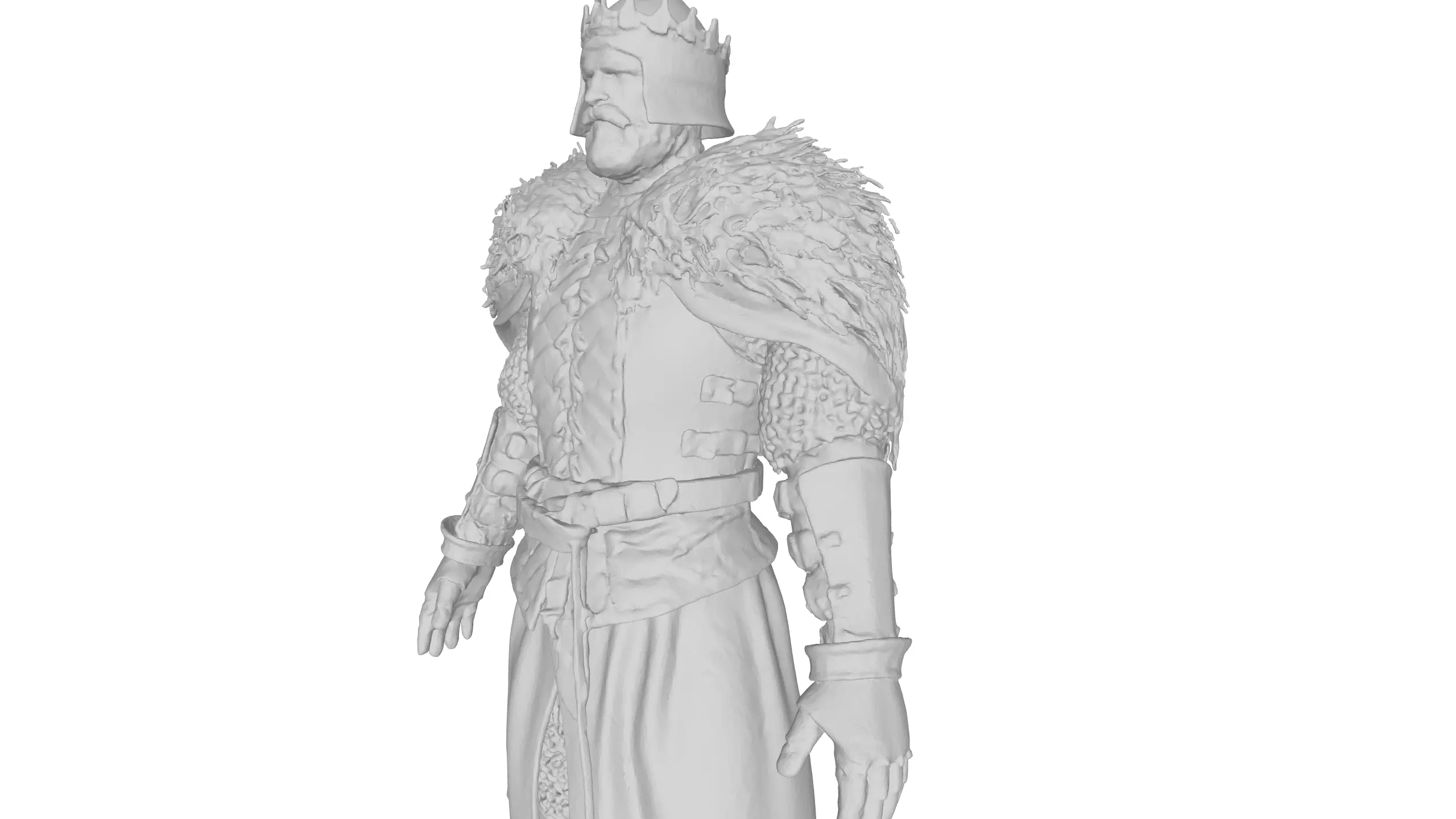 Medieval King Character Realistic 3D Model 3D model_20