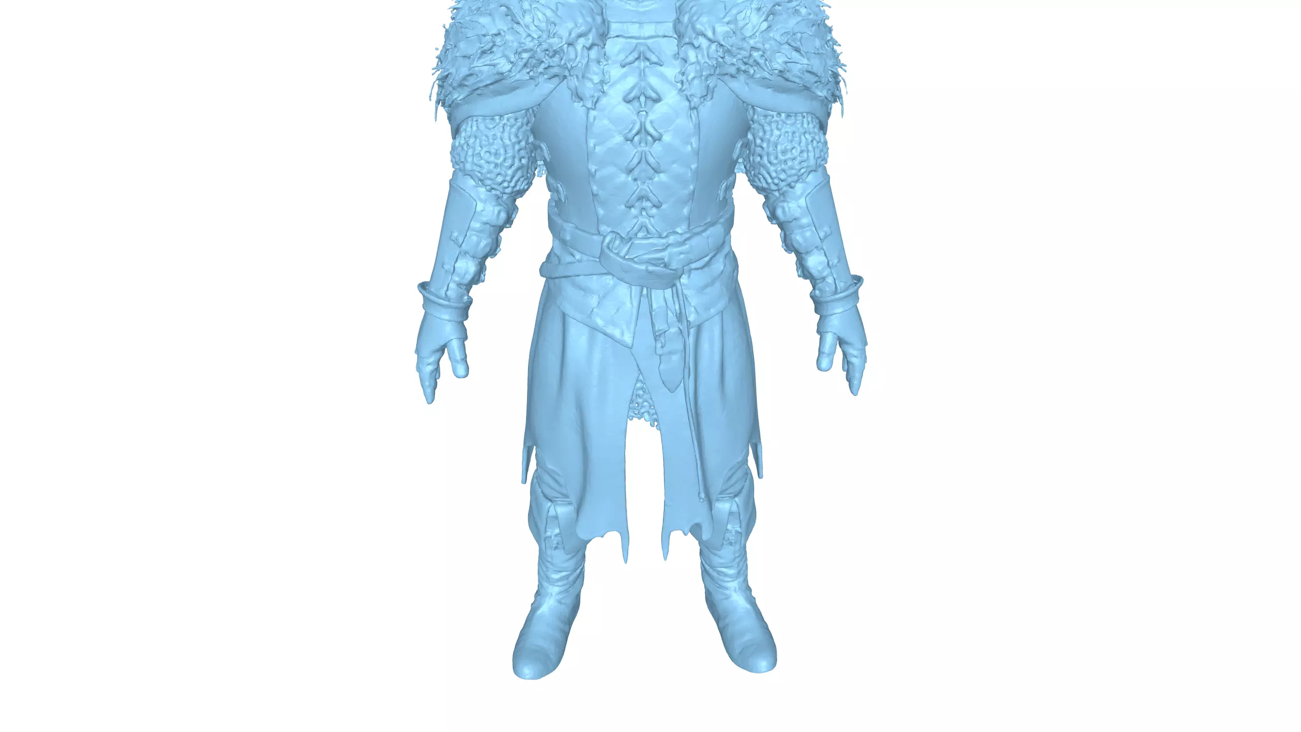 Medieval King Character Realistic 3D Model 3D model_11