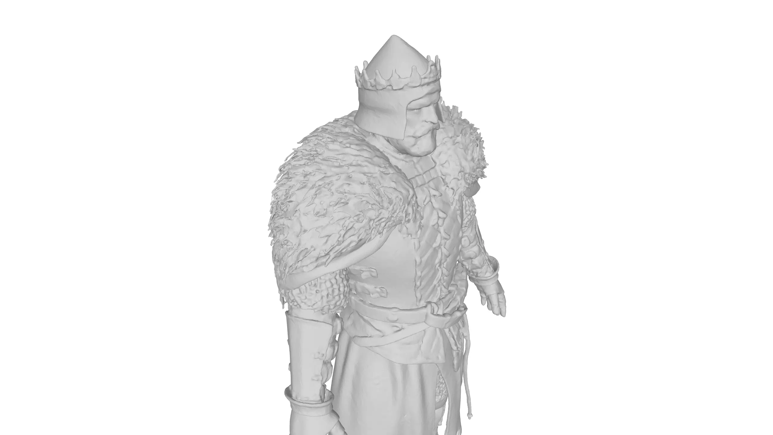 Medieval King Character Realistic 3D Model 3D model_17