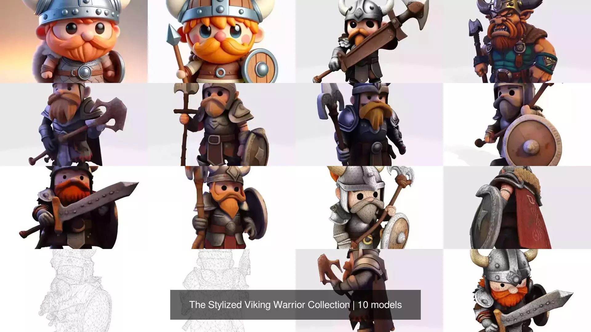 The Stylized Viking Warrior Collection _0