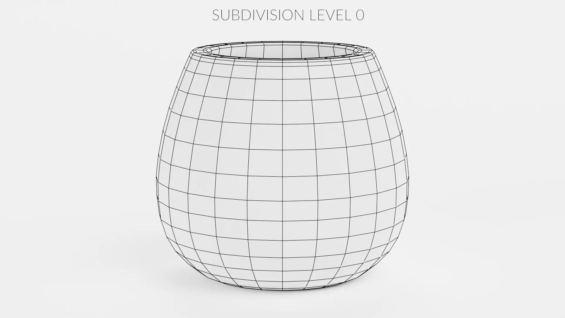 -Concrete Flower Pot V1- 3D model_7