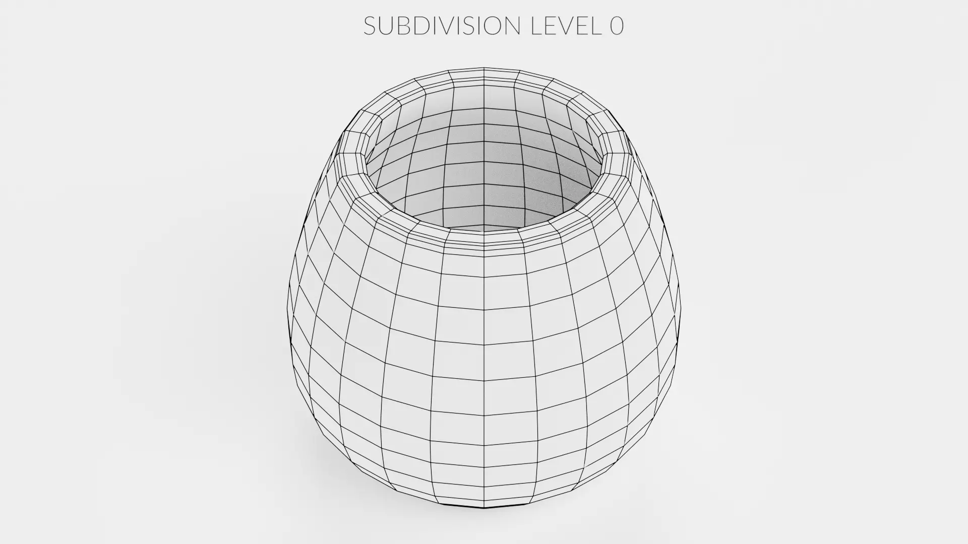 -Concrete Flower Pot V1- 3D model_9